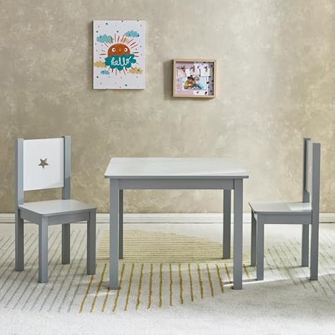 rayihni HOMEBOX VANILLA STARRY KIDS 2-PIECE 2-SEATER TABLE SET - Image 5